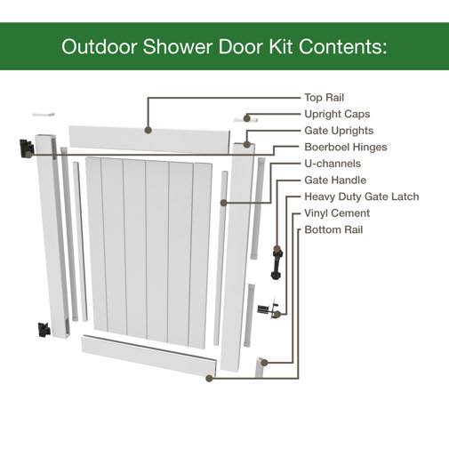 Xpanse Outdoor Shower Door Wayfair